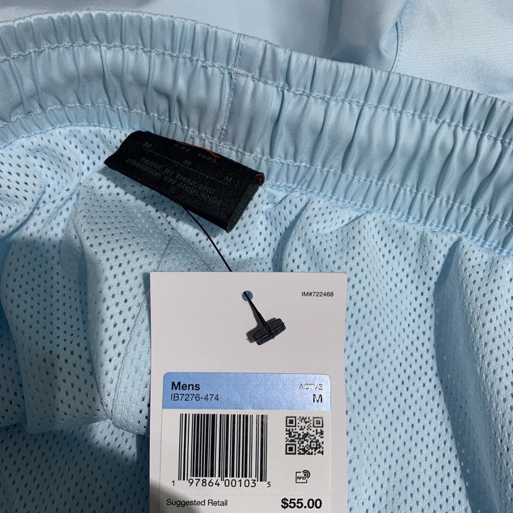 Nike Jordan Essentials Men's Shorts Sea Glacier Blue Size Medium IB7276-474